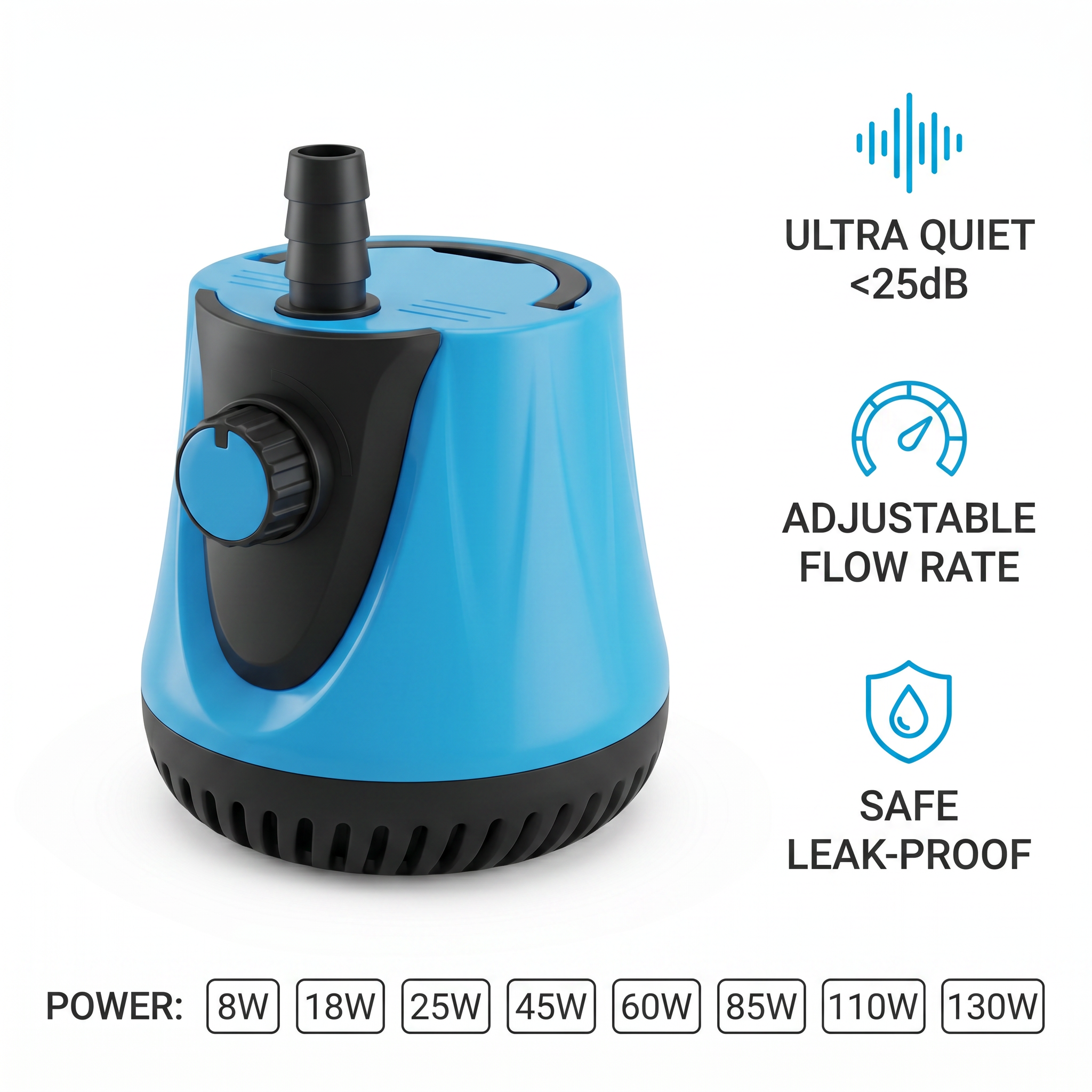 Aquarium Fish Care - Ultra Silent Aquarium Bottom Suction Pump