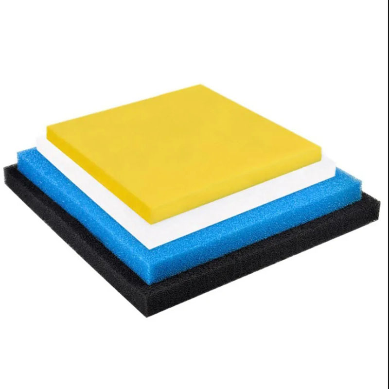 Aquarium Fish Yellow - Black, blue, yellow 50cmx50cmx2cm Filtration Foam