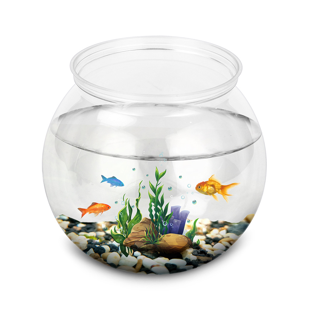All Fish In Aquarium - Fish Bowl Plastic L M S