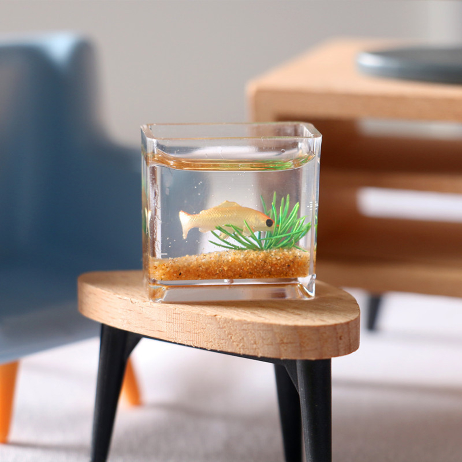 Aquarium Fish For Sale Online - Dollhouse Miniature Glass Fish Tank Ornaments