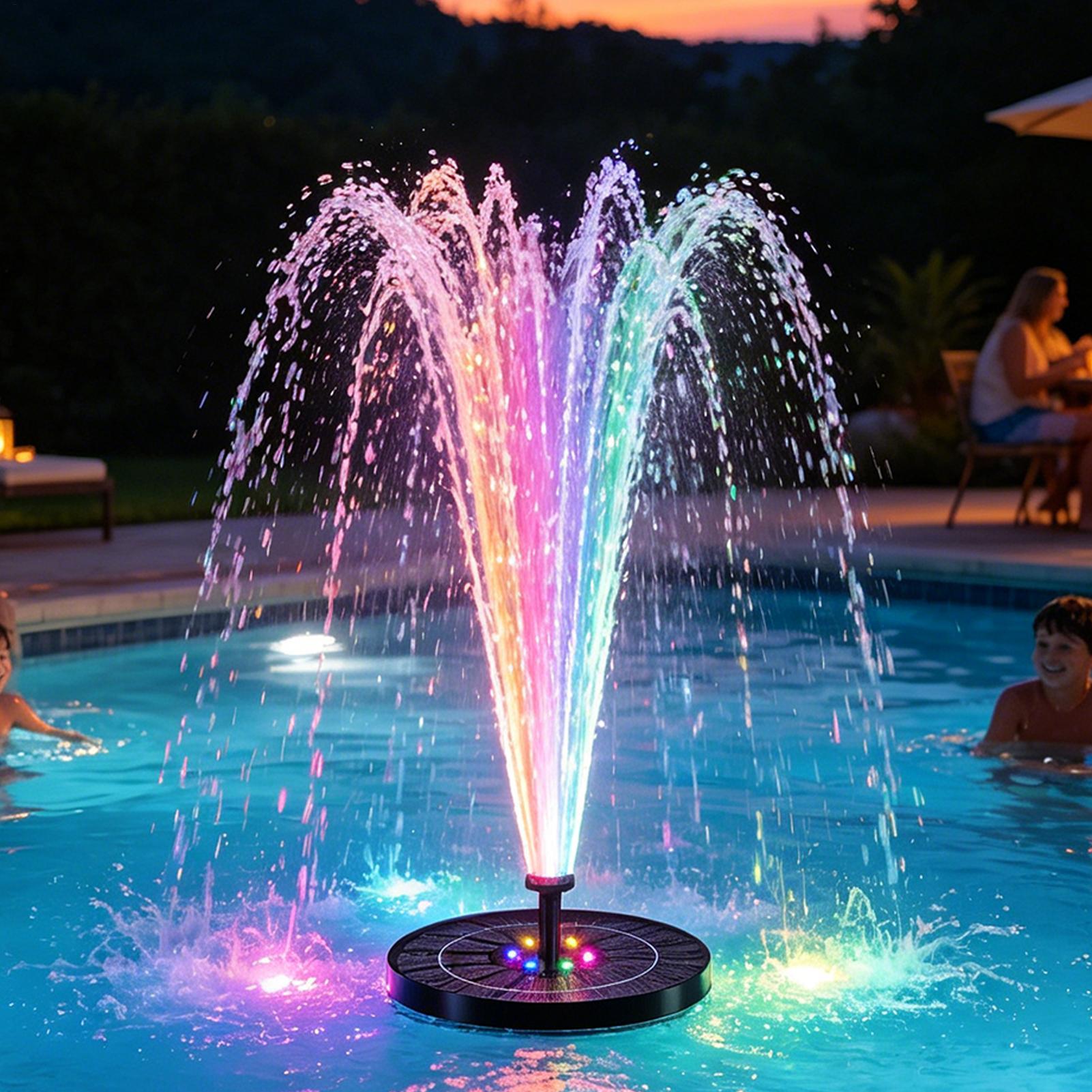 Aquarium Fish Care - Floating Solar Bird Bath Fountain with
