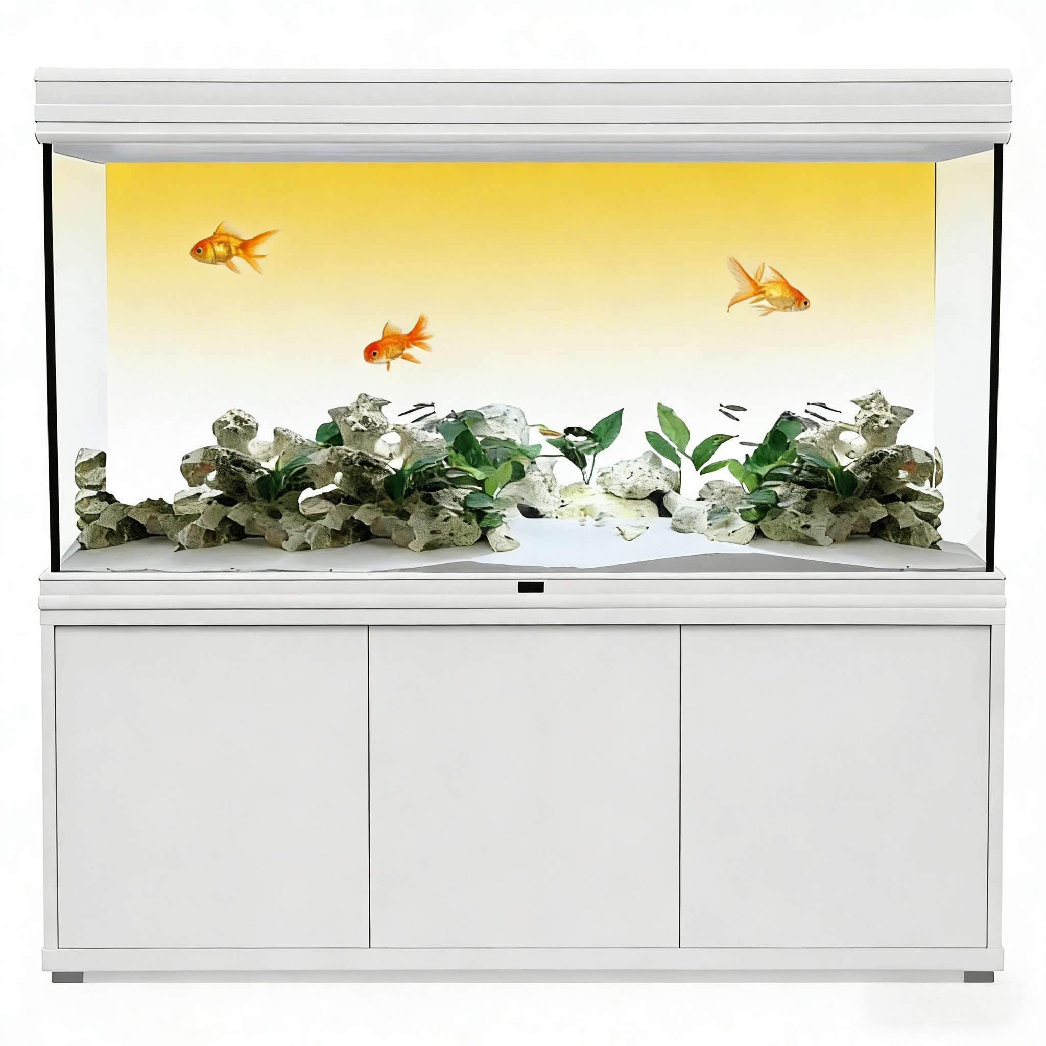 Yellow and White Gradient, Fis – обзор и цена Aquarium Fish Yellow
