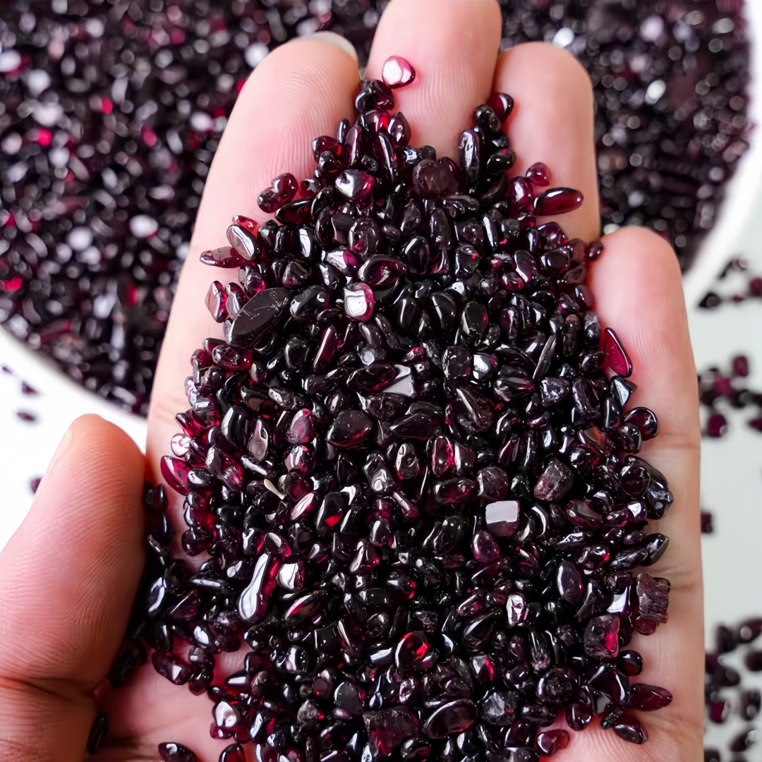 Natural Garnet Crushed Stone,  – обзор и цена Aquarium Fish Land