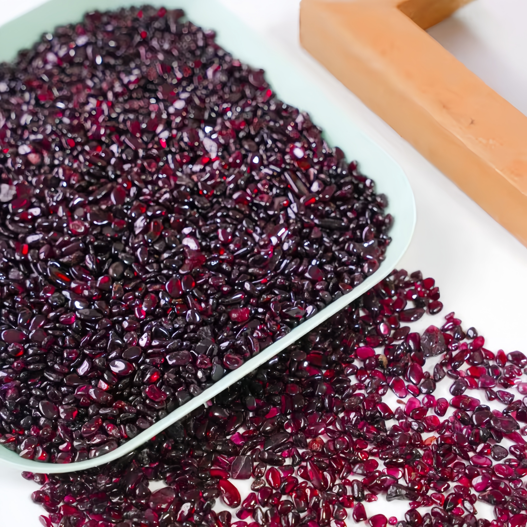 Natural Garnet Crushed Stone,  – обзор и цена Aquarium Fish Land