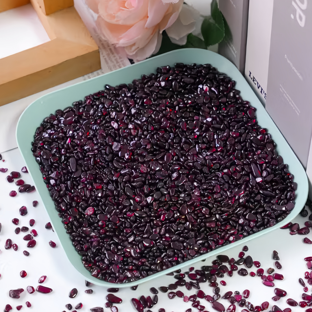 Natural Garnet Crushed Stone,  – обзор и цена Aquarium Fish Land