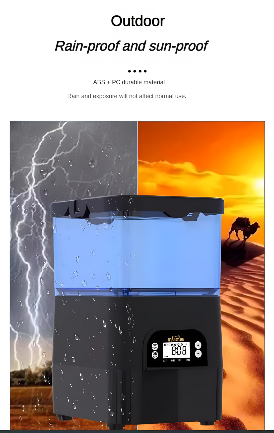 EVNICE Solar automatic fish fe – обзор и цена Aquarium Fish Food