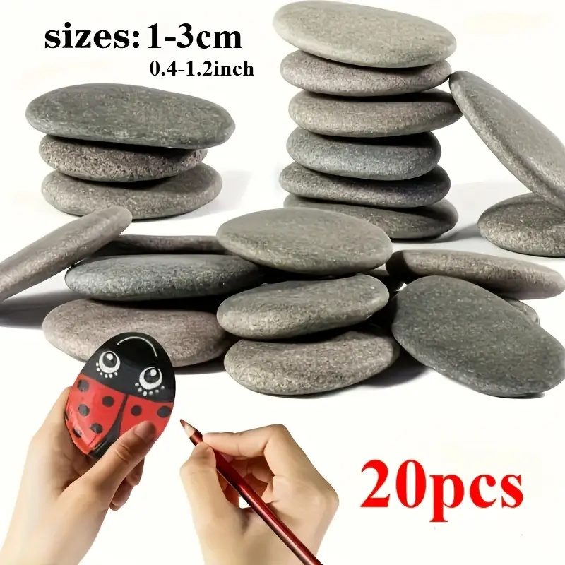 20Pcs Natural River Rocks Smoo – обзор и цена Aquarium Fish Gallery