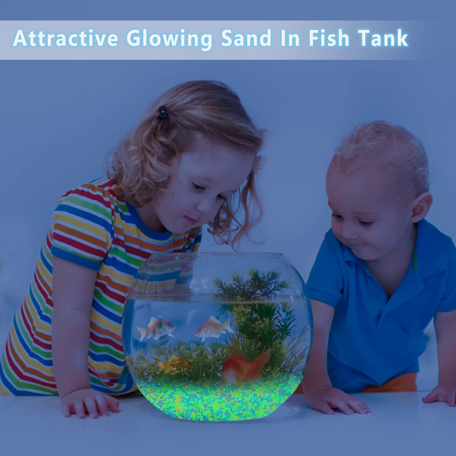 1000Pcs Luminous Sand Glow In  – обзор и цена Aquarium Fish Land