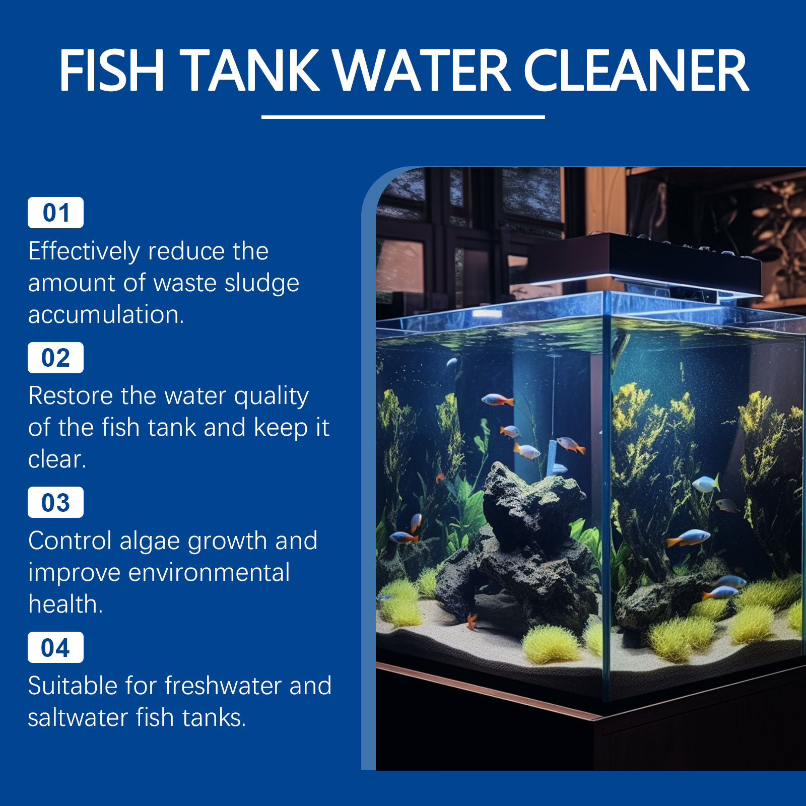 Aquarium Water Clarifier 100ml – обзор и цена Aquarium Fish Care
