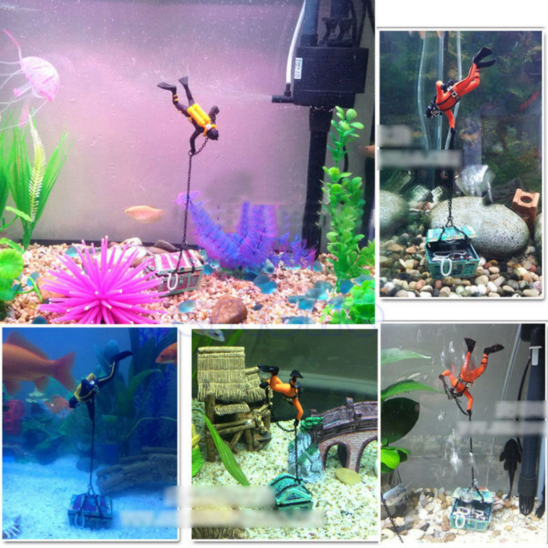 Treasure Frogman Aquarium Orna – обзор и цена Aquarium Fish World