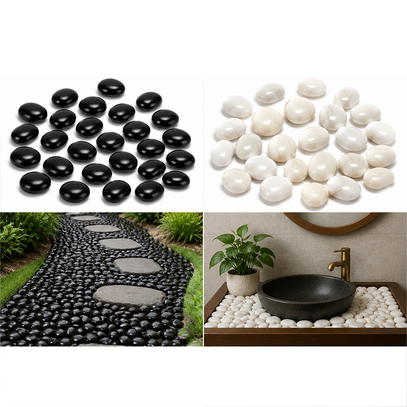 White&Black Polished River Roc – обзор и цена Aquarium Fish Gallery