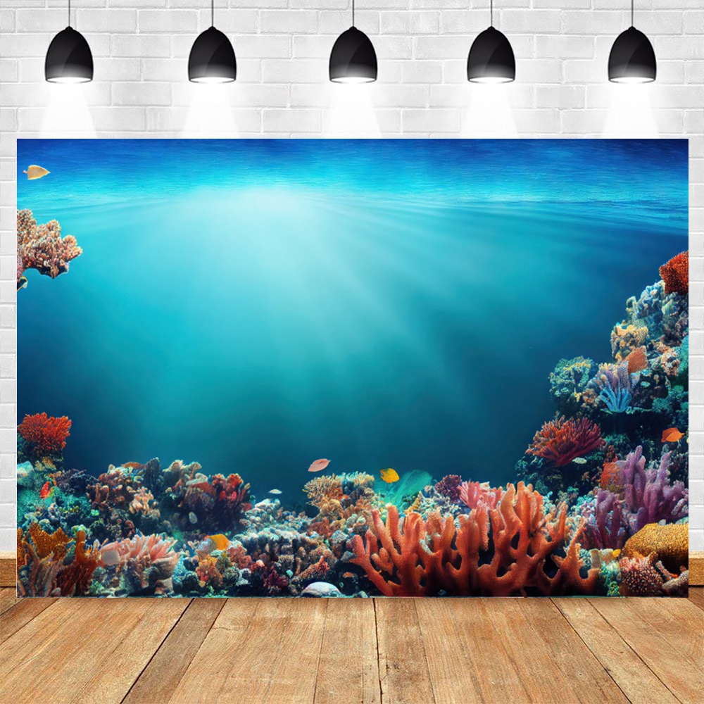 Underwater World Backdrop Seab – обзор и цена Aquarium Fish World