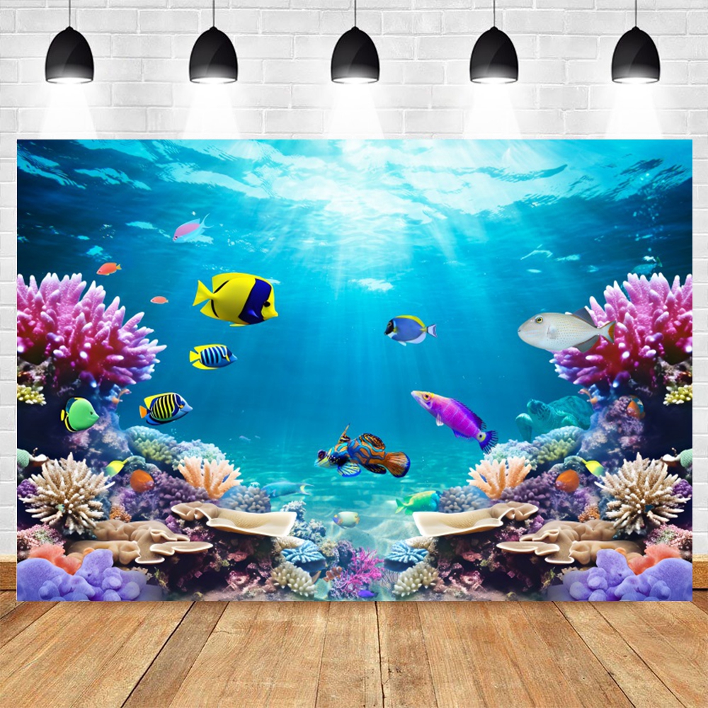 Underwater World Backdrop Seab – обзор и цена Aquarium Fish World