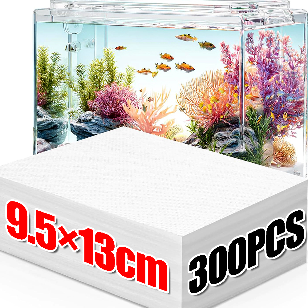 50/300pcs Aquarium Filter Shee – обзор и цена Aquarium Fish Yellow