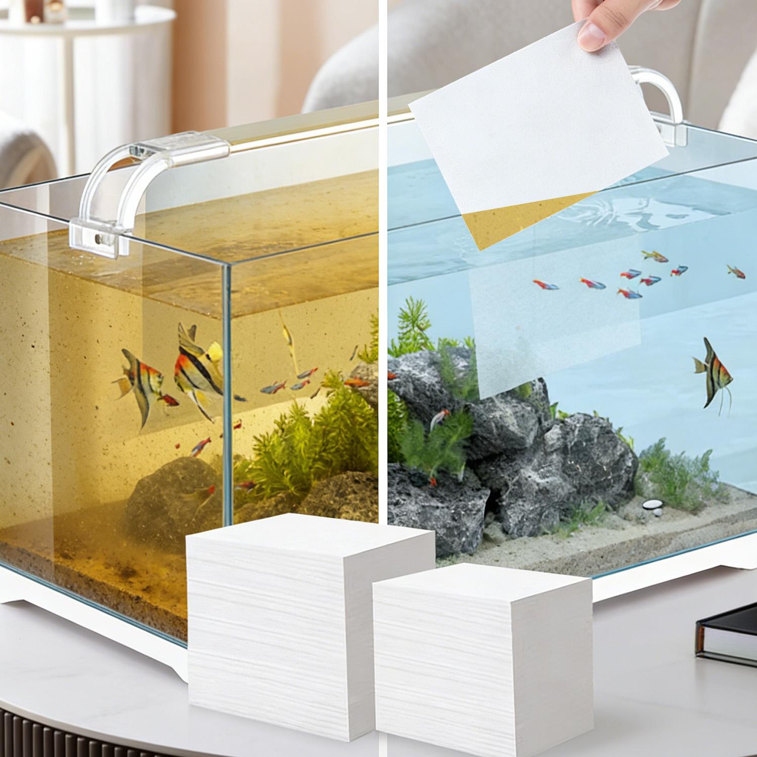 50/300pcs Aquarium Filter Shee – обзор и цена Aquarium Fish Yellow