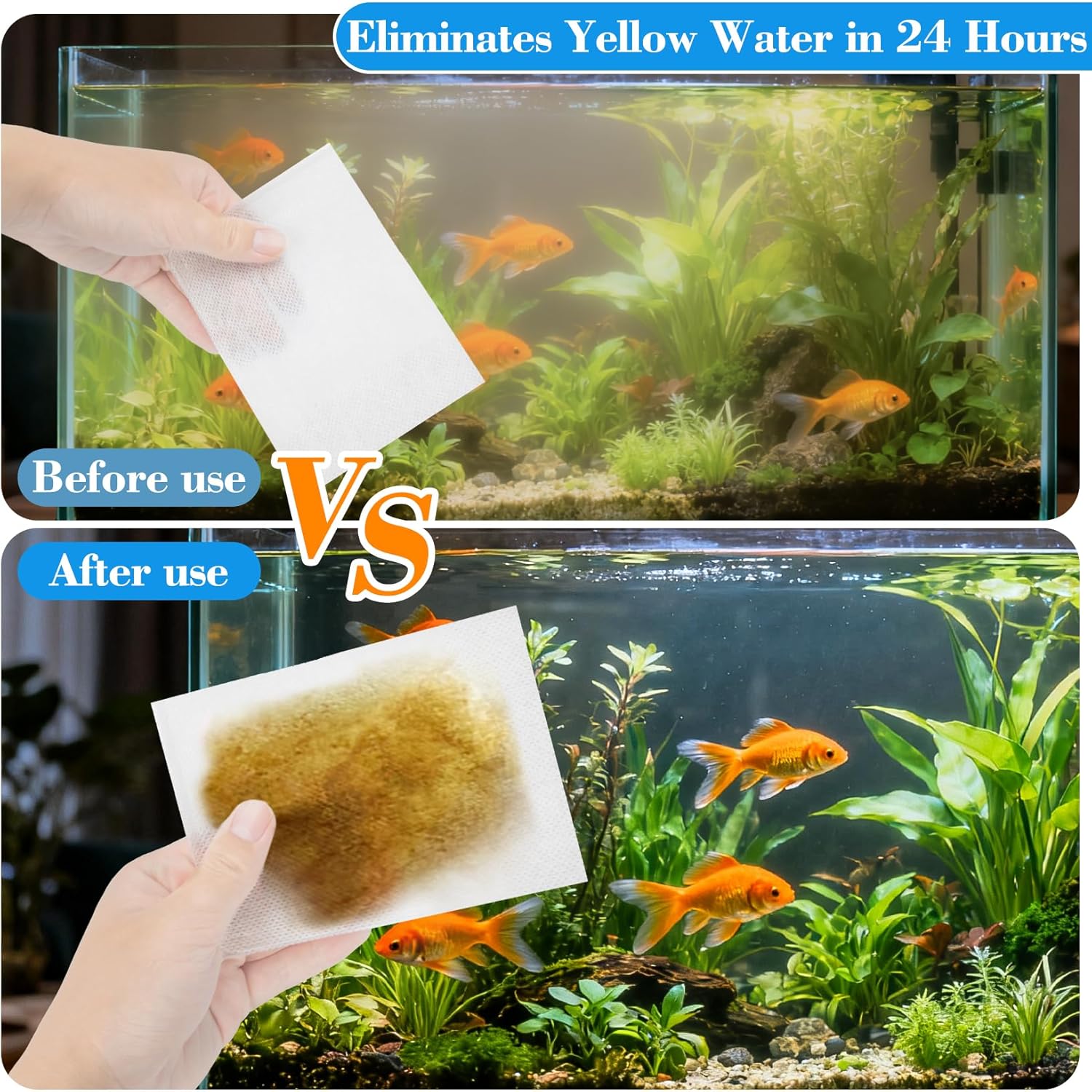 50/300pcs Aquarium Filter Shee – обзор и цена Aquarium Fish Yellow