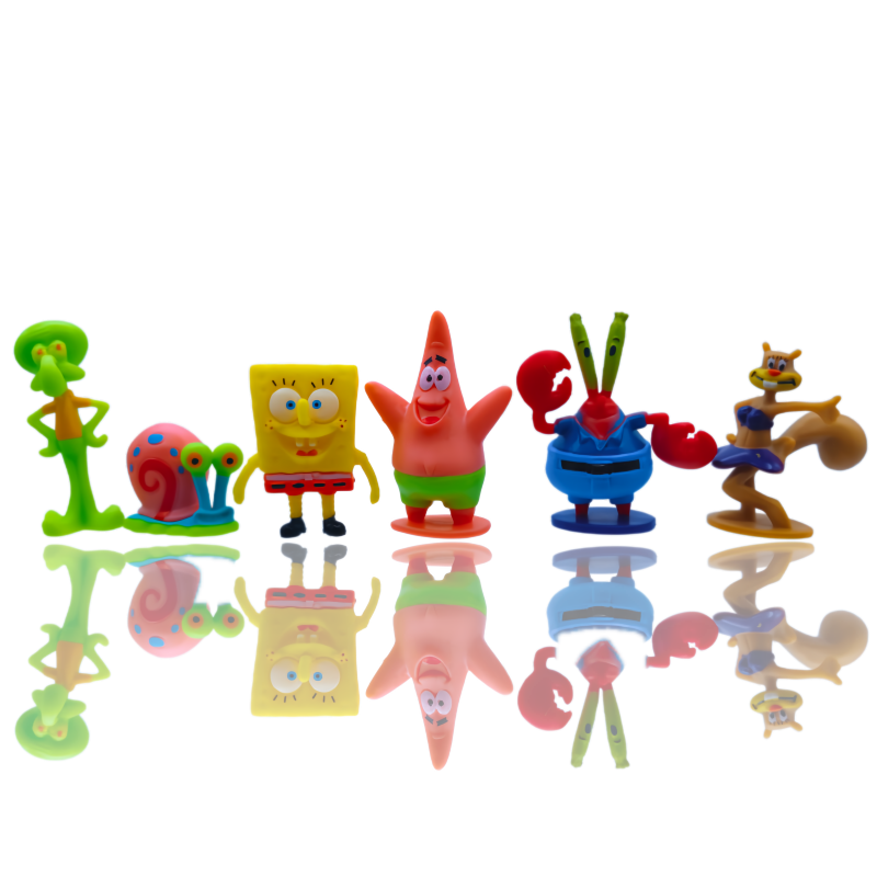 6pcs SpongeBob Fish Tank Decor – обзор и цена Aquarium Fish Land