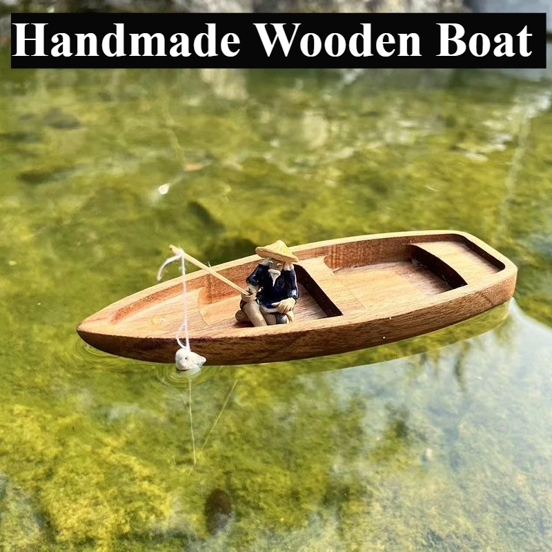 Handmade Wooden Boat Mini Floa – обзор и цена Aquarium Fish For Sale Online