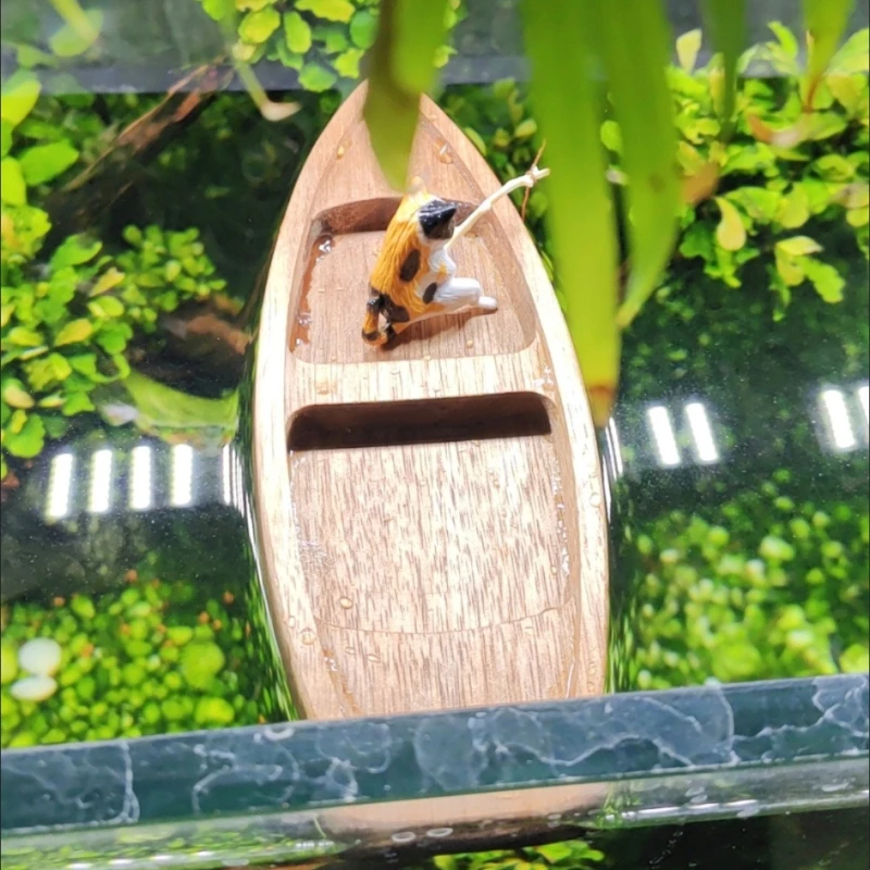 Handmade Wooden Boat Mini Floa – обзор и цена Aquarium Fish For Sale Online