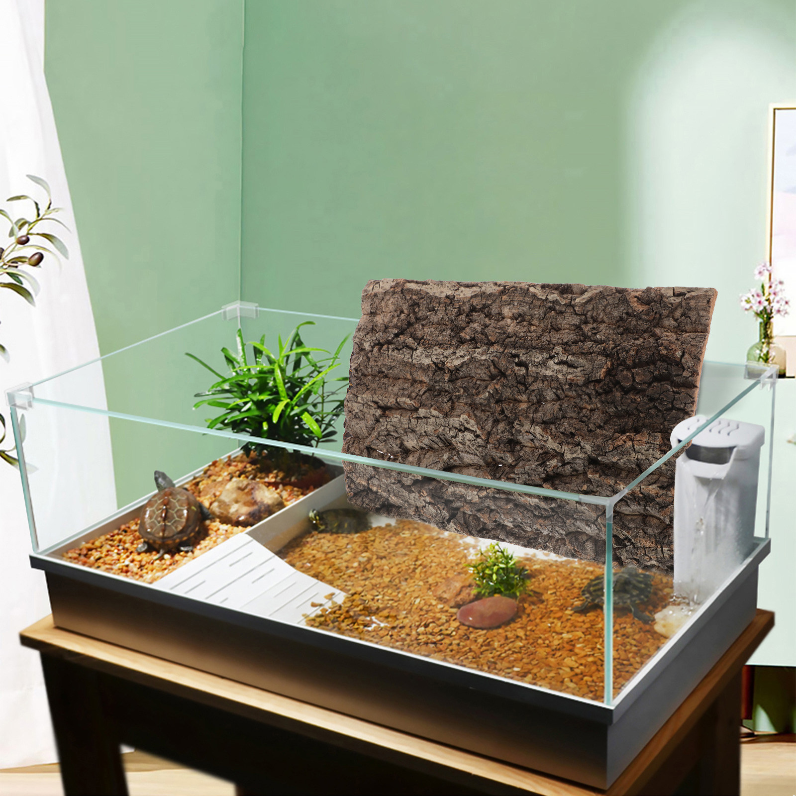 Natural Cork Bark Background B – обзор и цена Aquarium Fish Gallery
