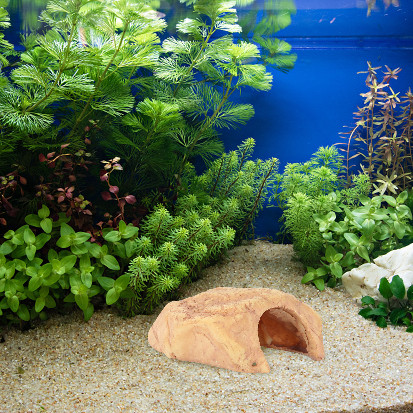1Pcs Resin Simulation Stone Aq – обзор и цена Aquarium Fish Yellow
