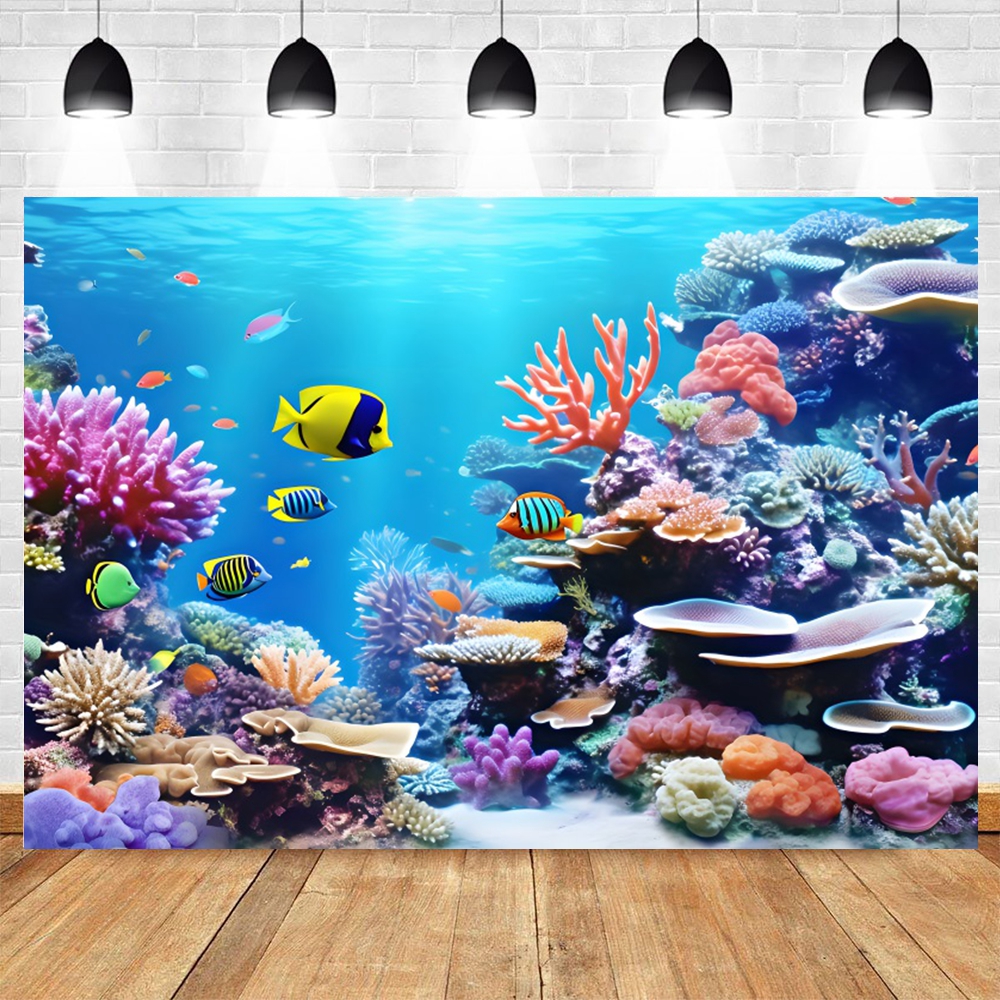 Underwater World Backgrounds f – обзор и цена Aquarium Fish World