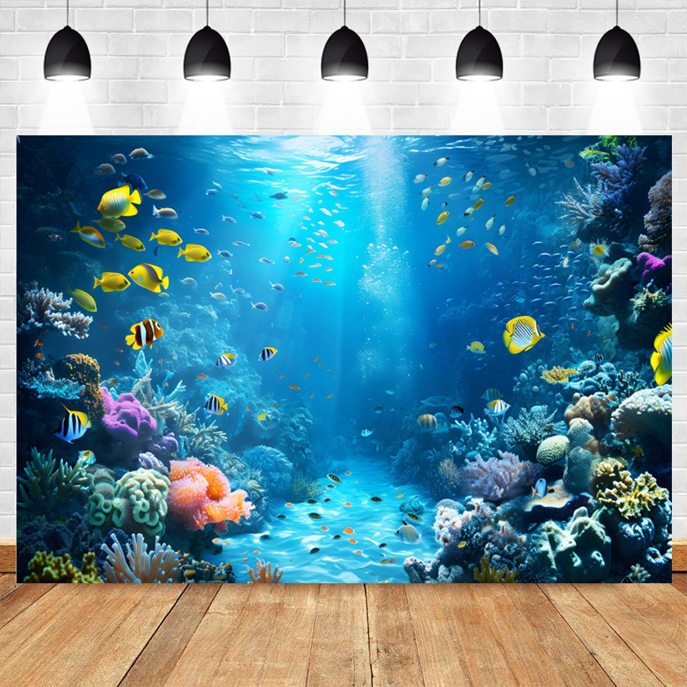 Underwater World Backgrounds f – обзор и цена Aquarium Fish World