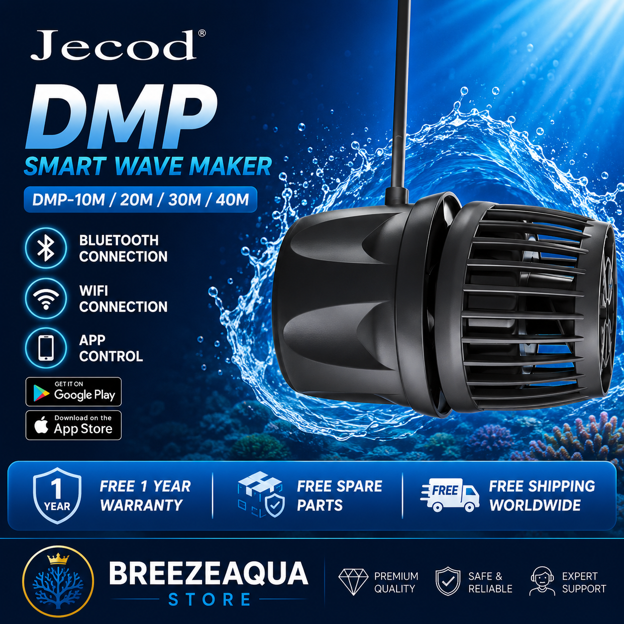 Jecod/Jebao New Cordless DMP-1 – обзор и цена Aquarium Fish Care