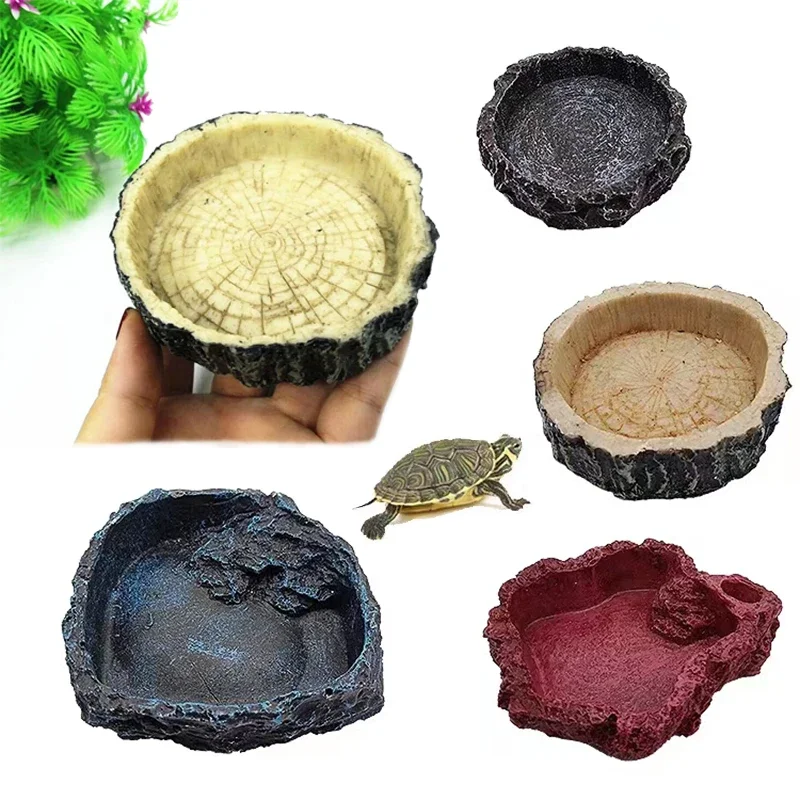 Pet Reptile Feeder Bowl Resin  – обзор и цена Aquarium Fish Food