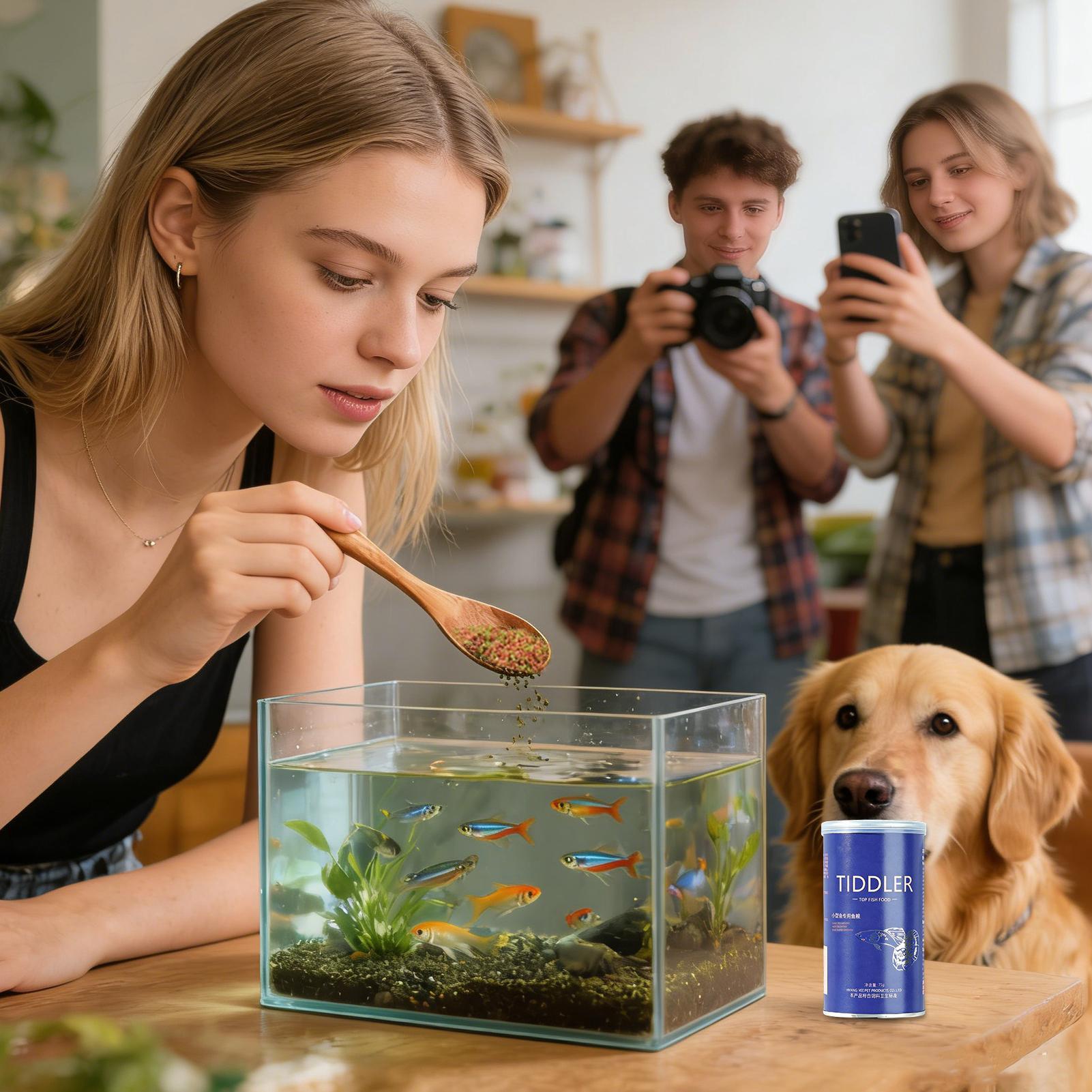 Fish Food Aquarium Feed Small  – обзор и цена Aquarium Fish Food