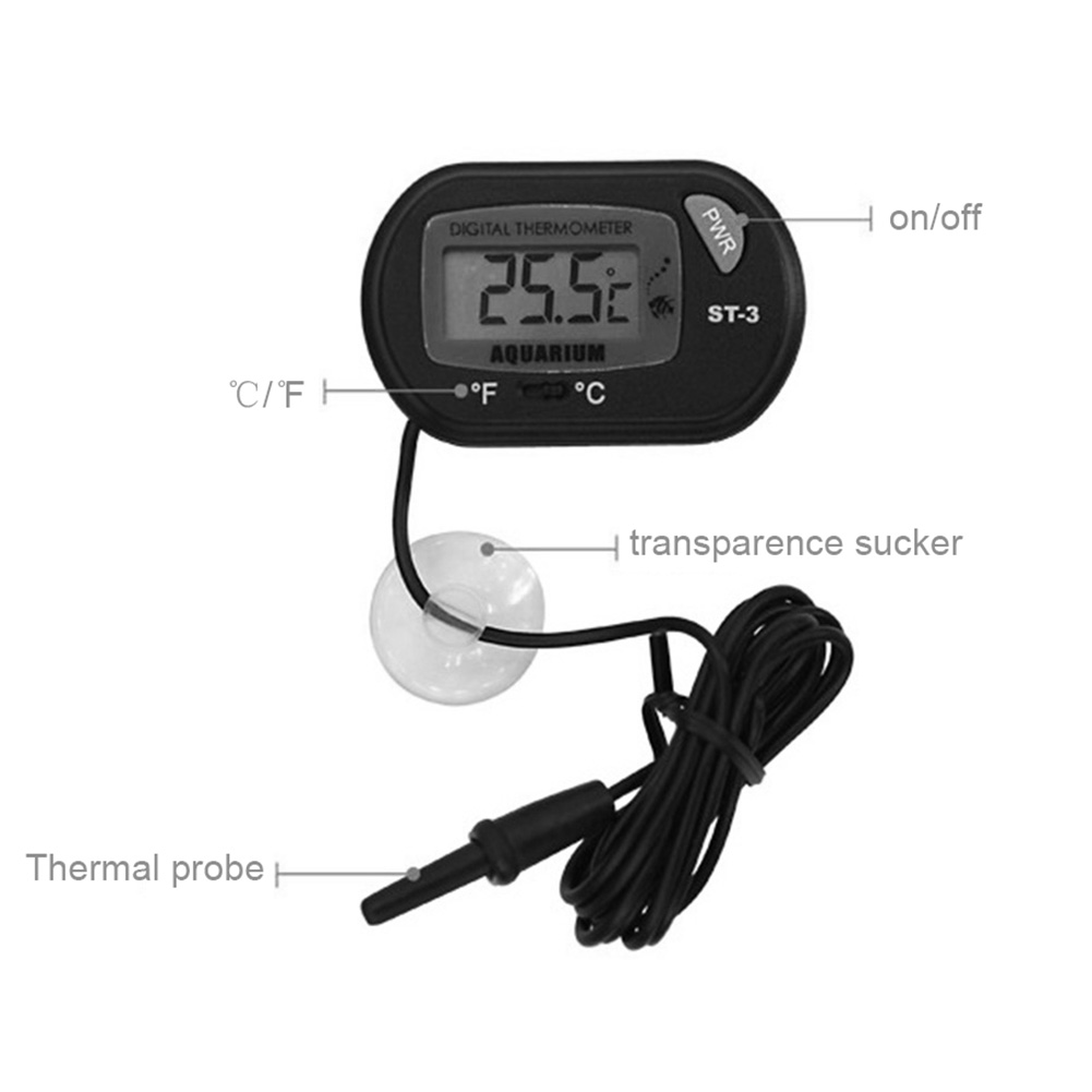 Aquarium Thermometer Suction C – обзор и цена Aquarium Fish Yellow