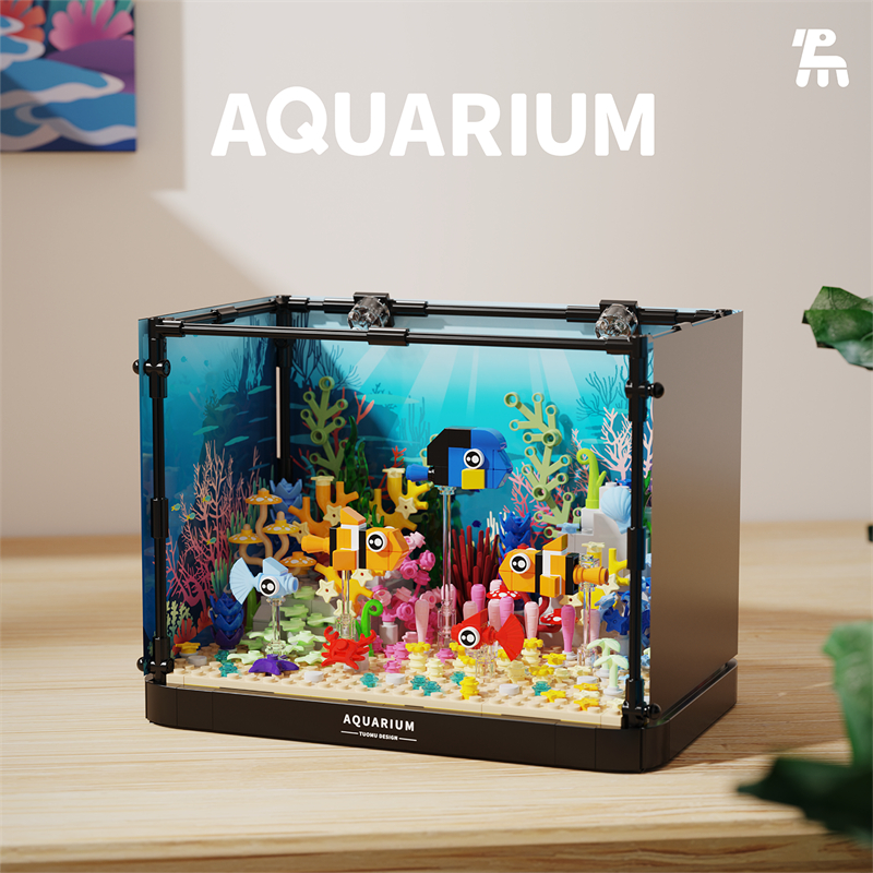 Aquarium building blocks fish  – обзор и цена Aquarium Fish World