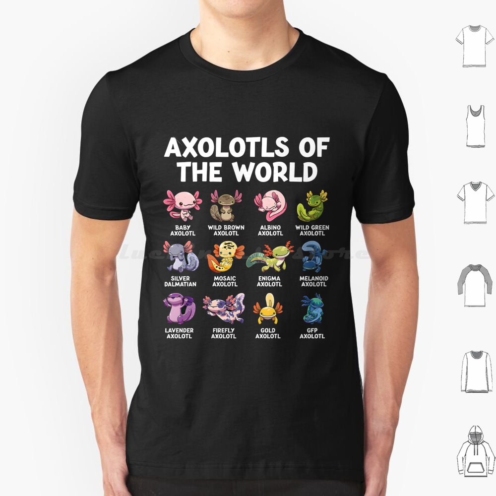 World Axolotls T Shirt 6xl Cot – обзор и цена Aquarium Fish World